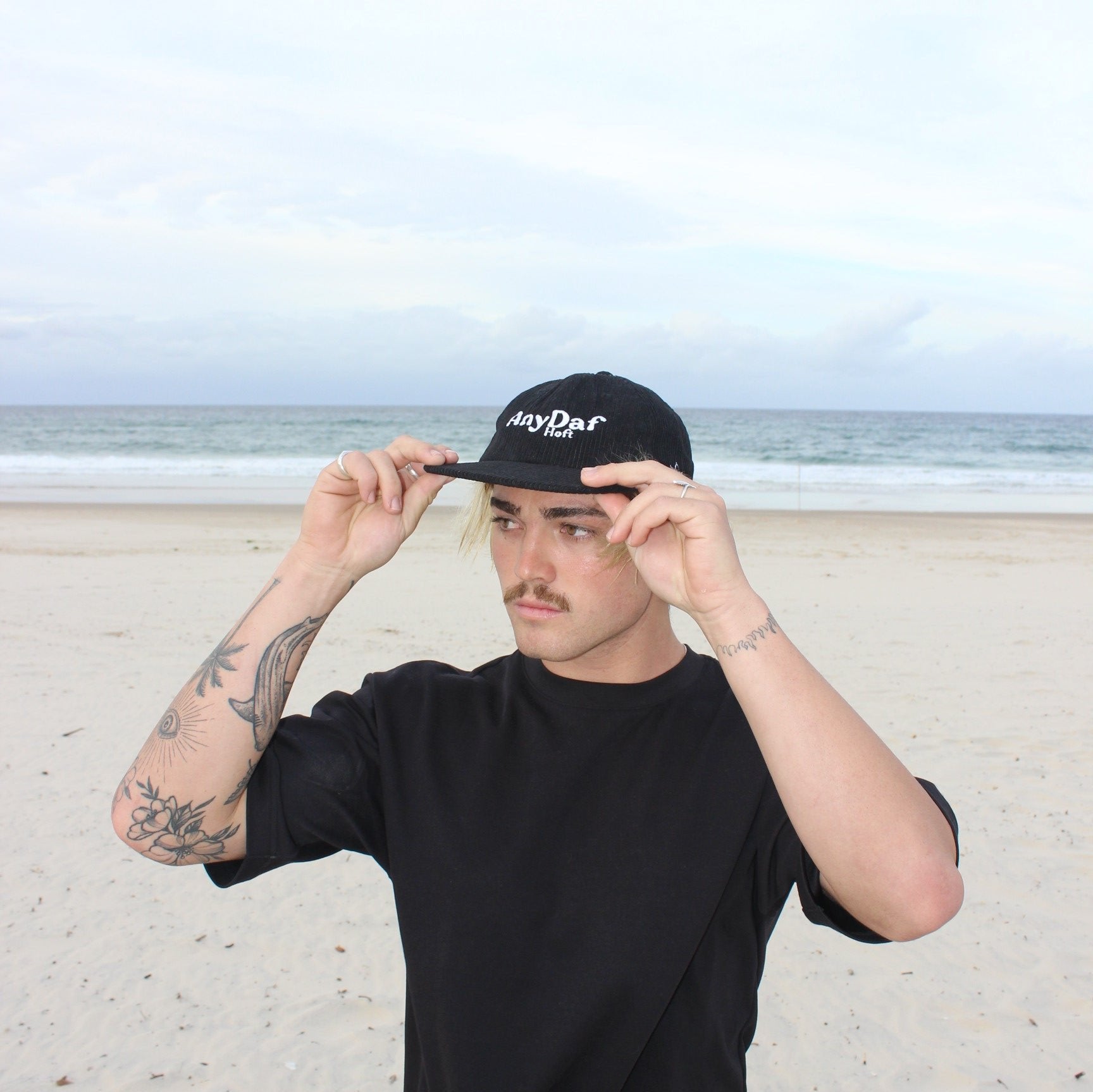 AnyDaf Corduroy Hat Black