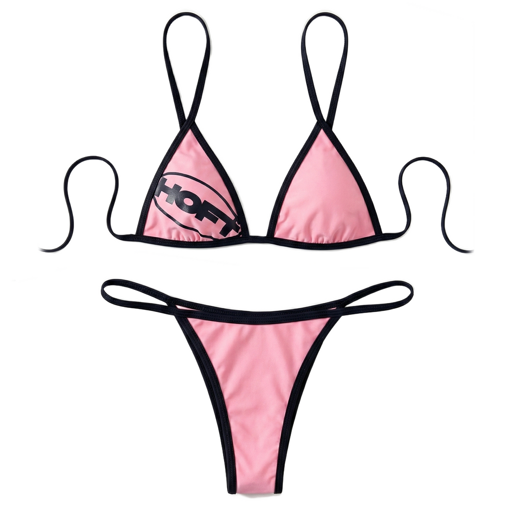 AnyDaf Reversible Bikini Navy & Pink