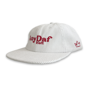 AnyDaf Corduroy Hat White